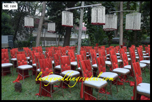 Lucky Wedding Rental seating decoration
