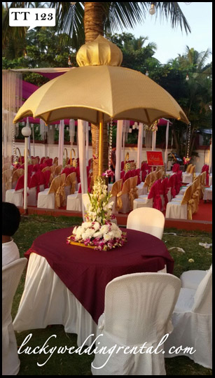 Lucky Wedding Rental table-top decoration